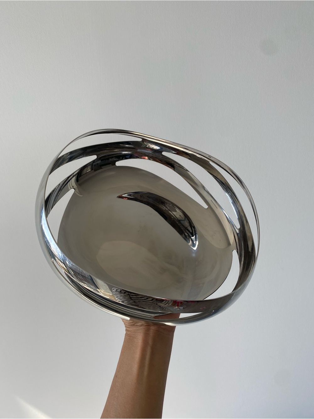 Georg Jensen Cobra bread and fruit basket - stainless steel